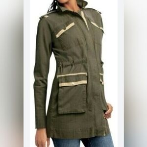 CAbi Womens Anorak Military Jacket Dark Green💕